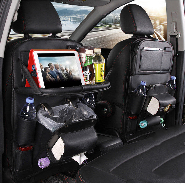Car Trash Can Car Accessories Foldable Table Travel