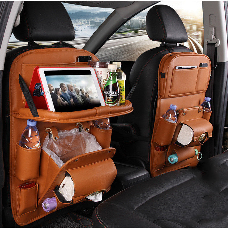 Car Trash Can Car Accessories Foldable Table Travel