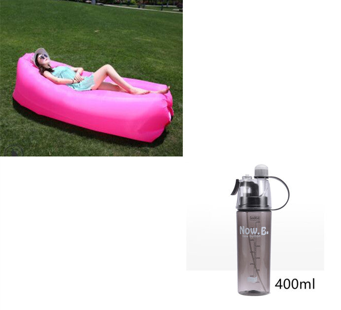 Inflatable Sofa Lazy Bag Camping Air Mattress Lounger