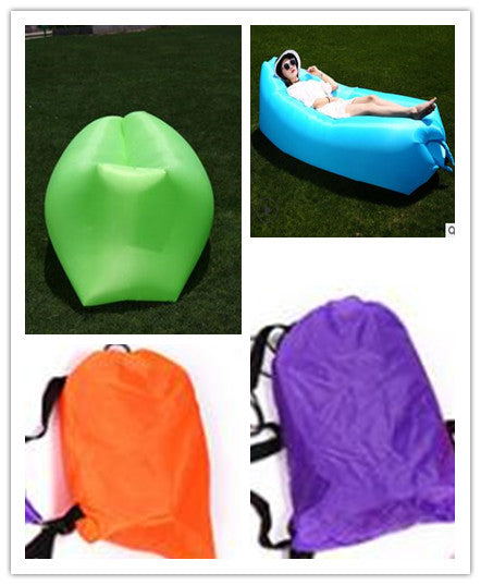 Inflatable Sofa Lazy Bag Camping Air Mattress Lounger