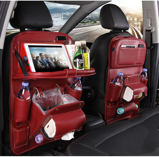 Car Trash Can Car Accessories Foldable Table Travel