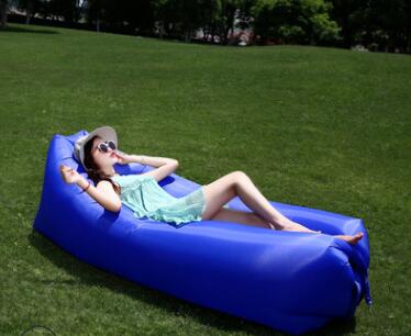 Inflatable Sofa Lazy Bag Camping Air Mattress Lounger