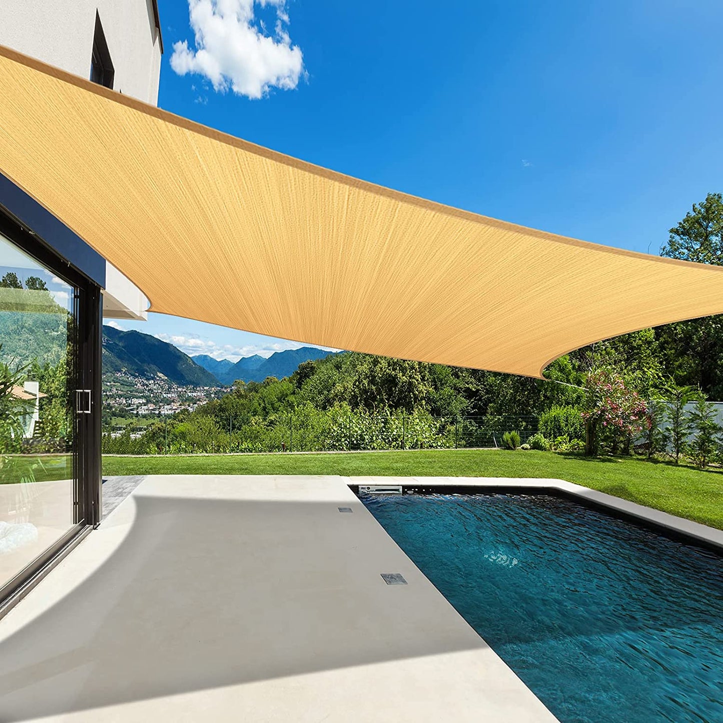 Rectangle Outdoor Shade Canopy