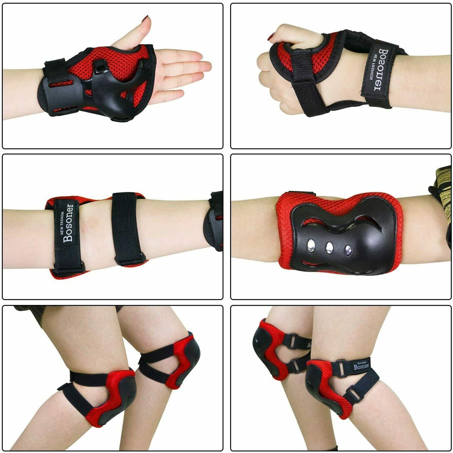 Knee Elbow Pads Protection Set