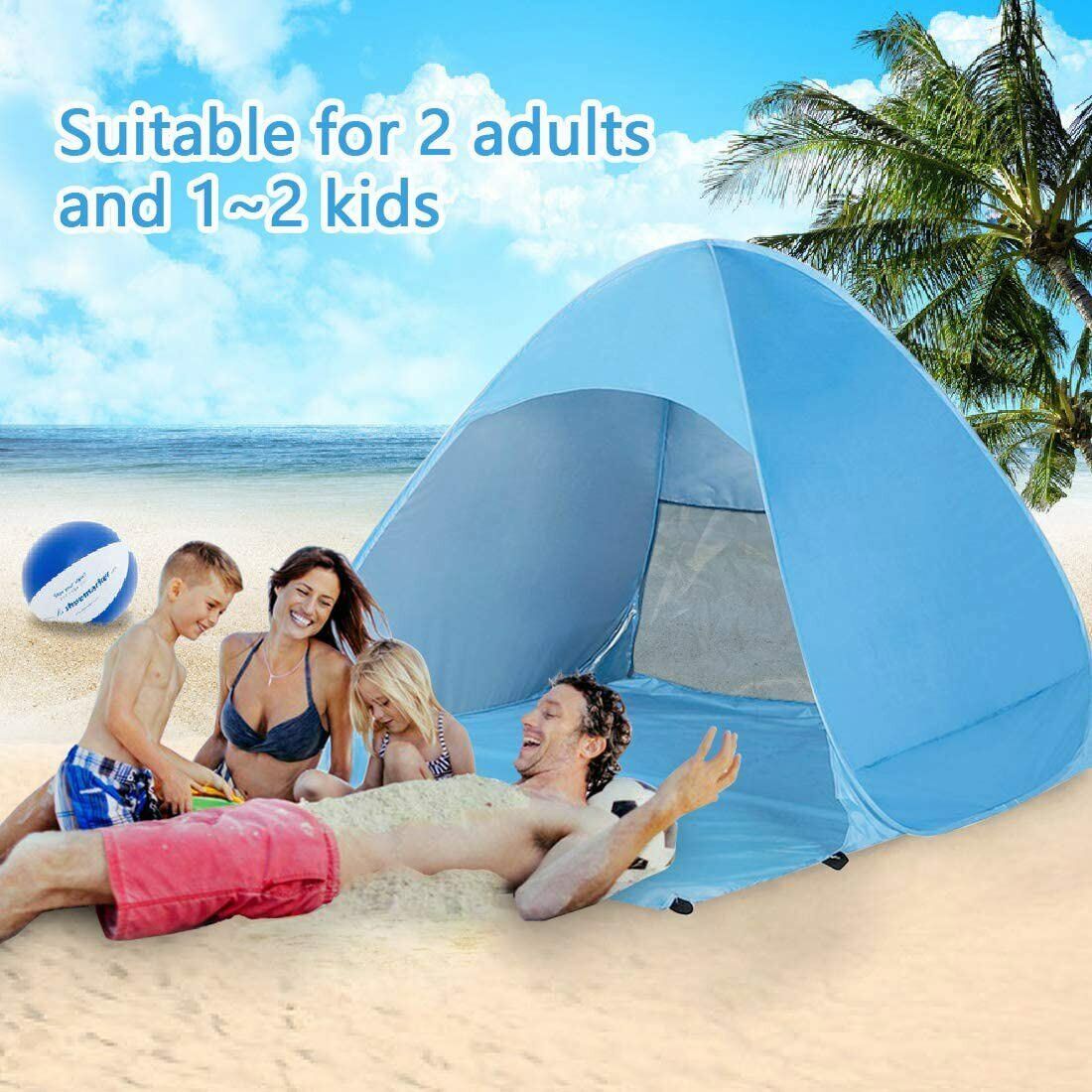 Pop-Up Beach Tent Uv Sun Protection Waterproof