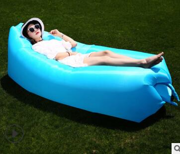 Inflatable Sofa Lazy Bag Camping Air Mattress Lounger