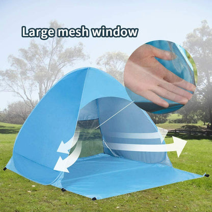 Pop-Up Beach Tent Uv Sun Protection Waterproof