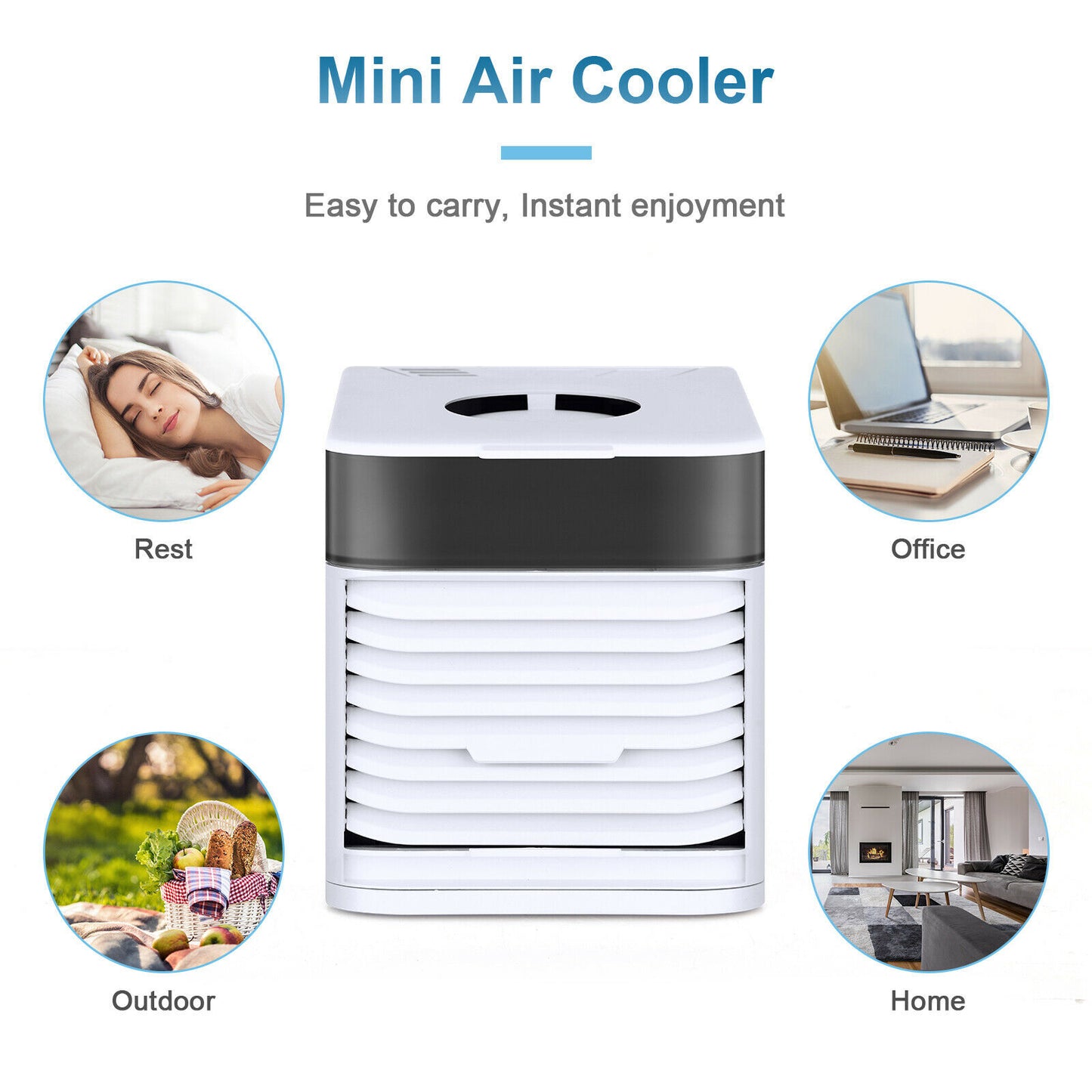 4-in-1 Personal Portable Cooler Air Conditioner