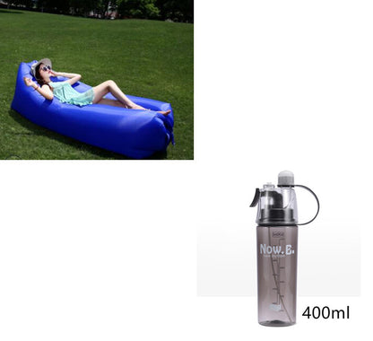 Inflatable Sofa Lazy Bag Camping Air Mattress Lounger