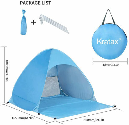 Pop-Up Beach Tent Uv Sun Protection Waterproof