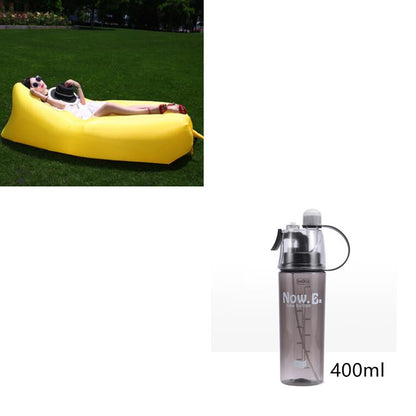 Inflatable Sofa Lazy Bag Camping Air Mattress Lounger